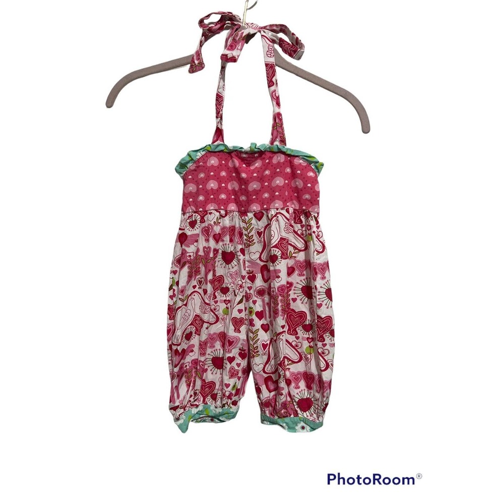 Jelly The Pug Pug And Kisses Gabby Romper Size 24 Month #638